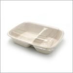 Bio Degradable 2 Compartments container