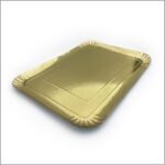 Golden color square cake board