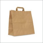 Kraft paper plain brown bag with no logo by halapack